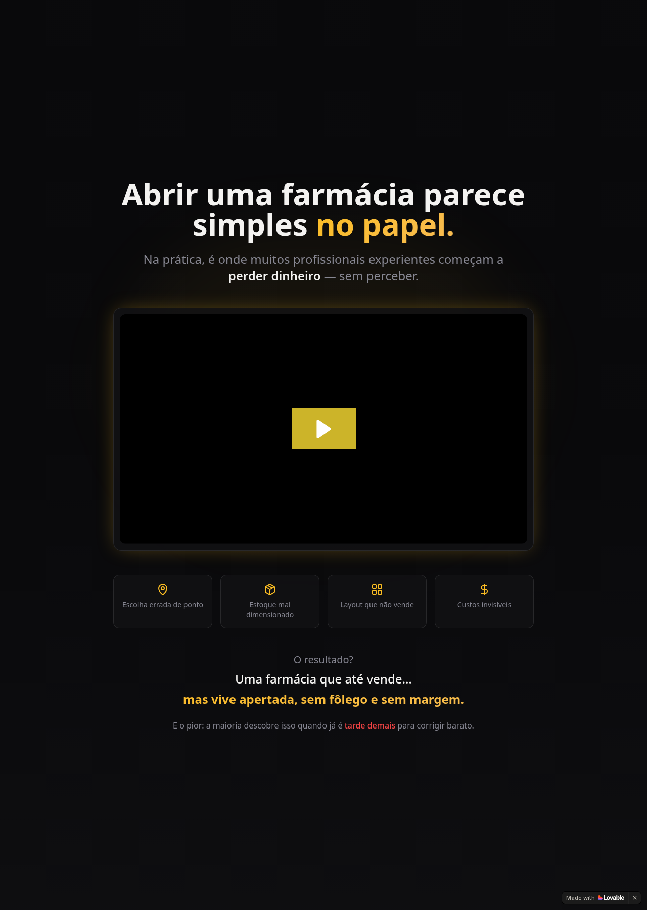 Prévia do projeto 30 Farmácias