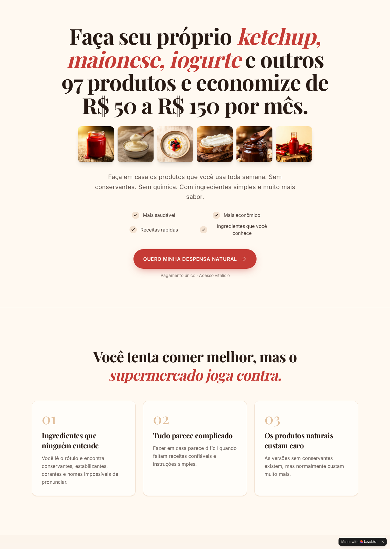 Prévia do projeto Despensa Natural